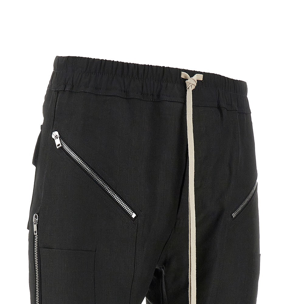 Pantalone joggers in lino 'Headon'