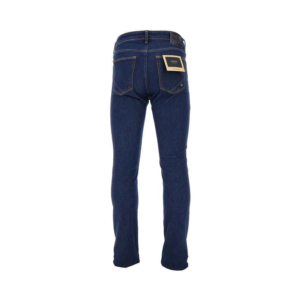 Jeans in denim stretch Natural Indigo