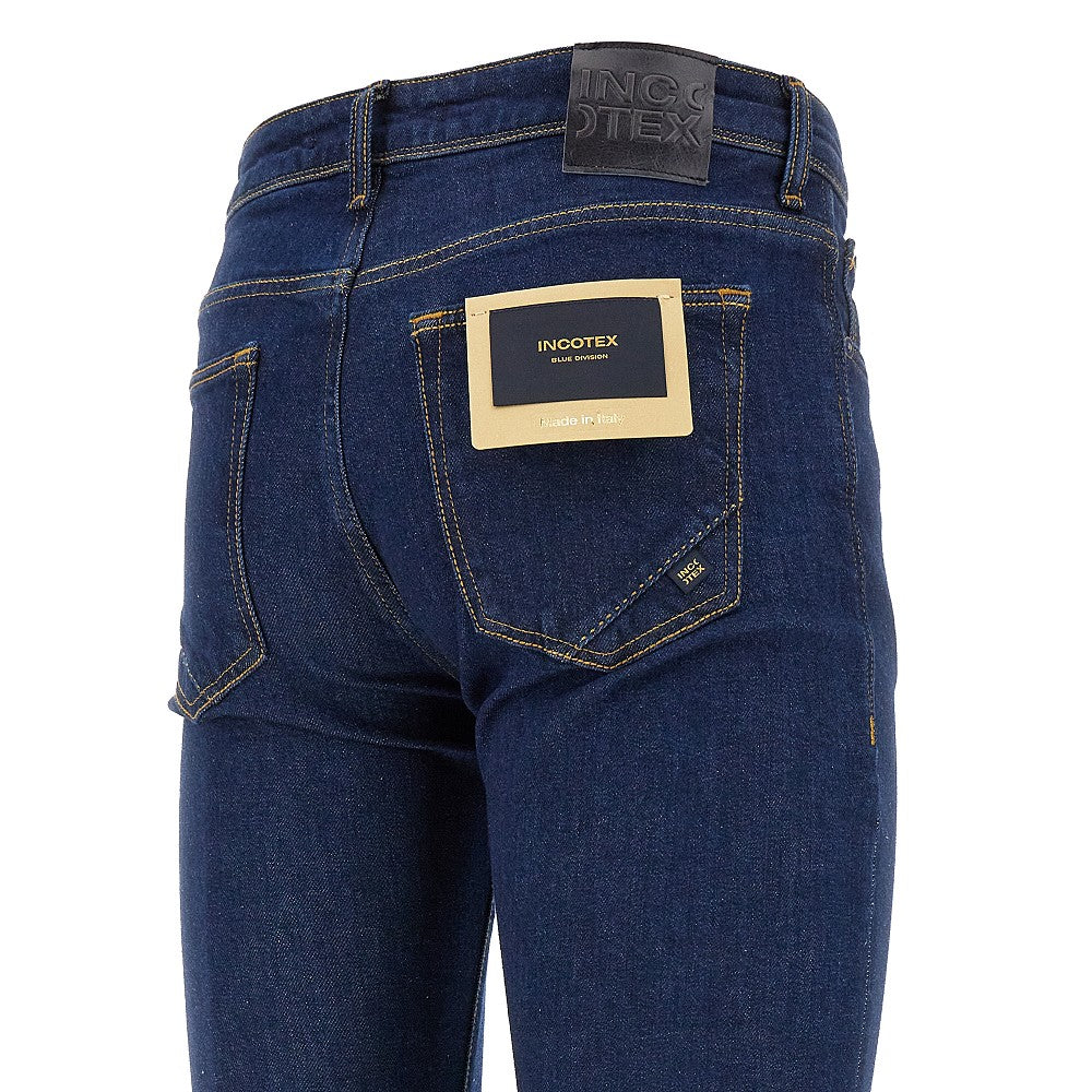 Jeans in denim stretch Natural Indigo