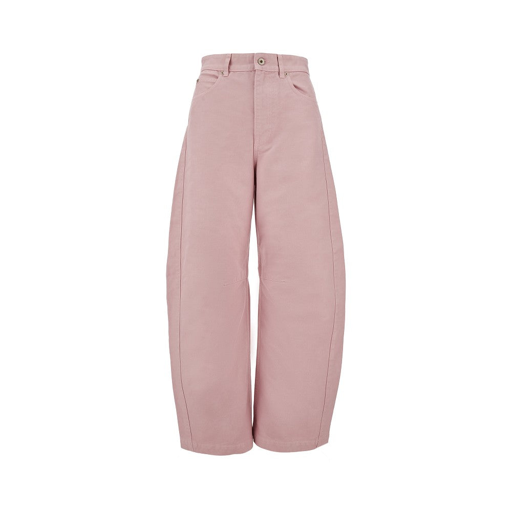 Pantalone Barrel Leg in cotone