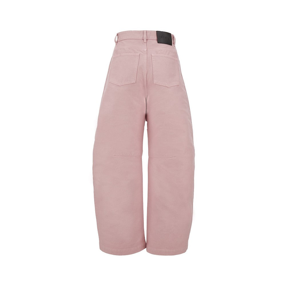 Pantalone Barrel Leg in cotone