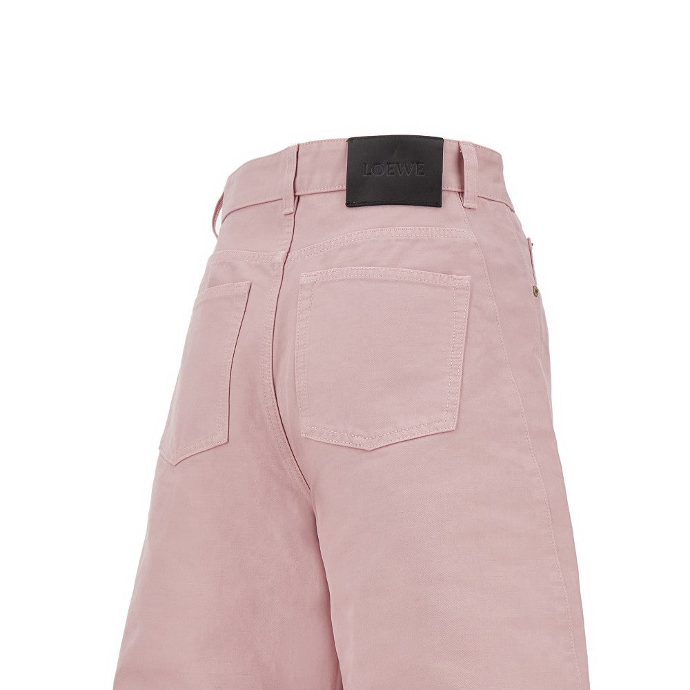 Pantalone Barrel Leg in cotone