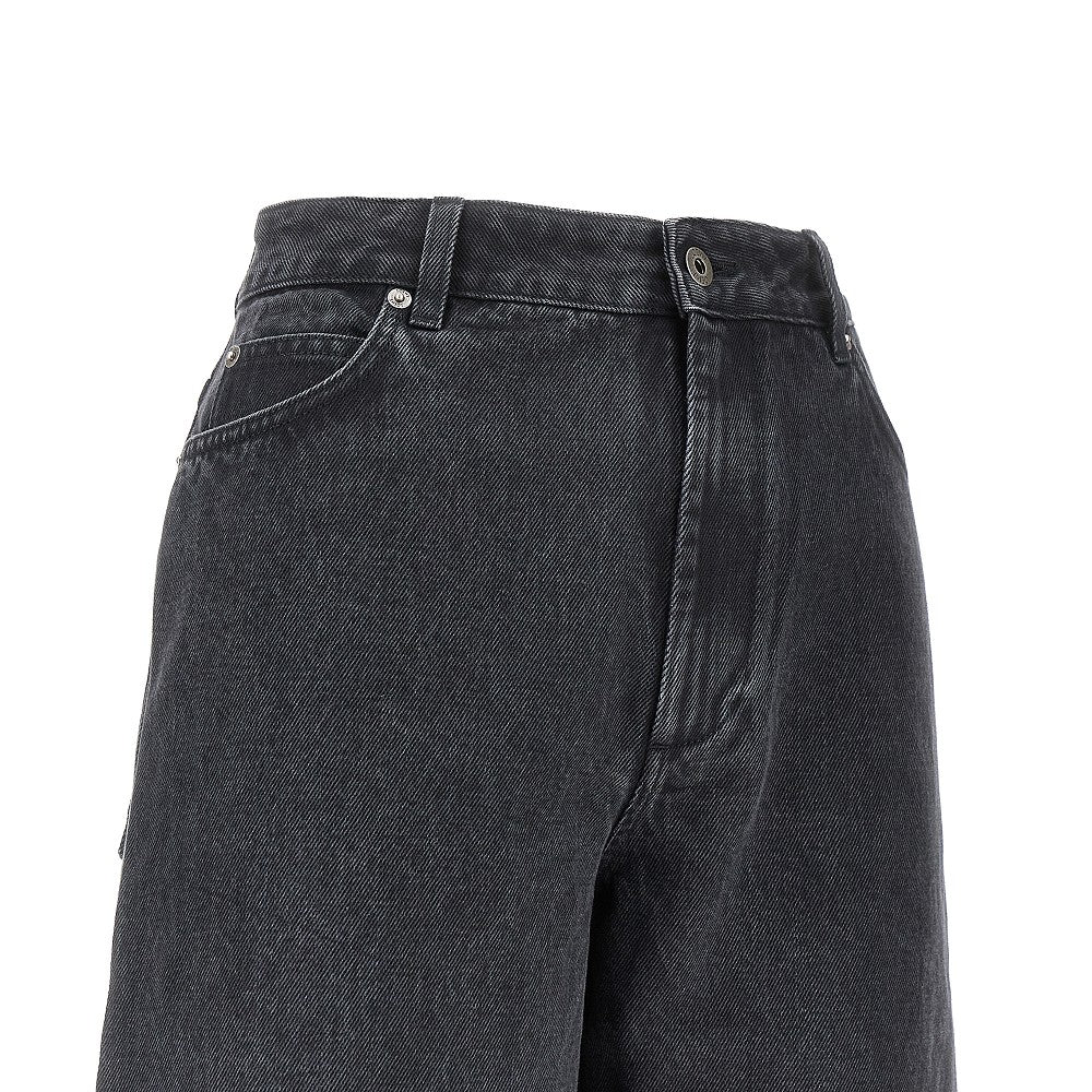 Jeans Baggy Fit con ricamo Anagram