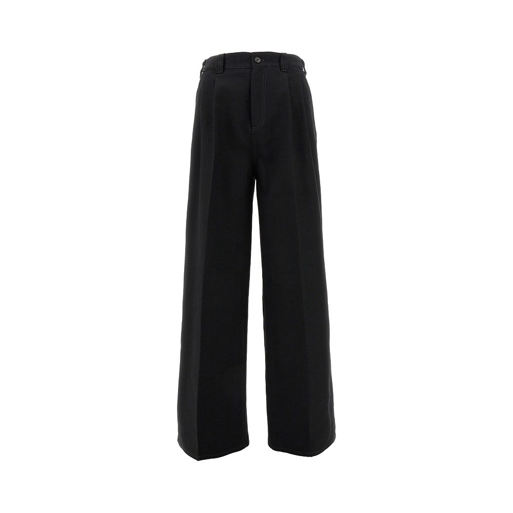 Oversized gabardine pants