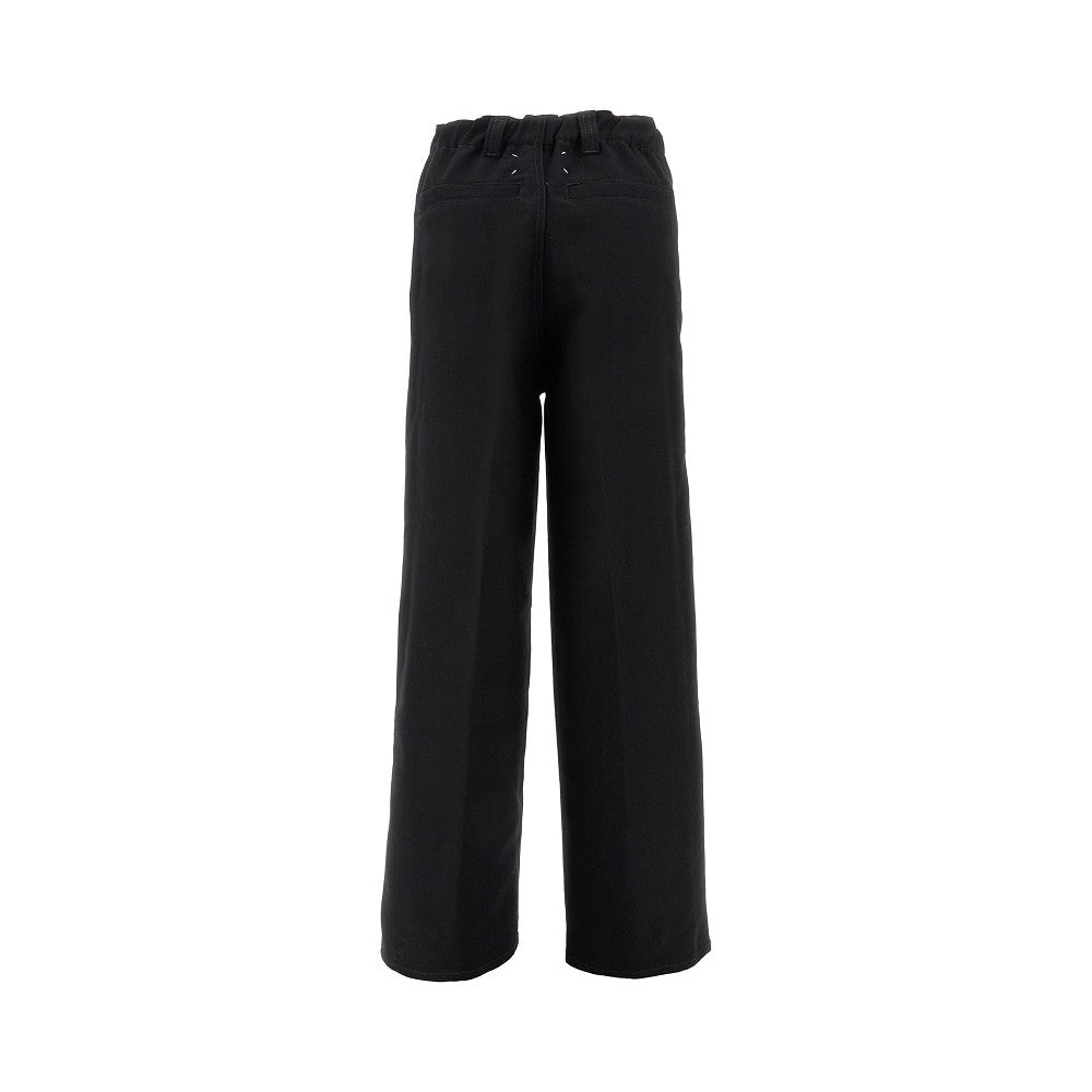 Oversized gabardine pants