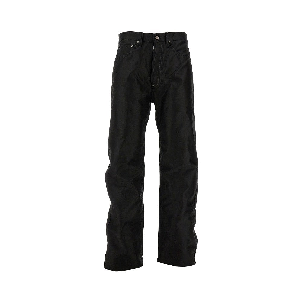 Pantalone a gamba dritta in cotone