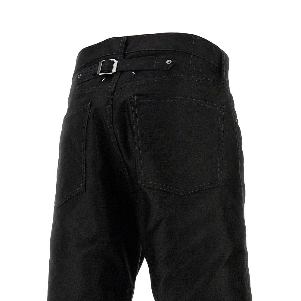 Pantalone a gamba dritta in cotone