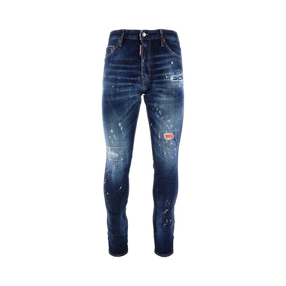 Jeans 'Cool Guy' Dark Neon Splash Wash