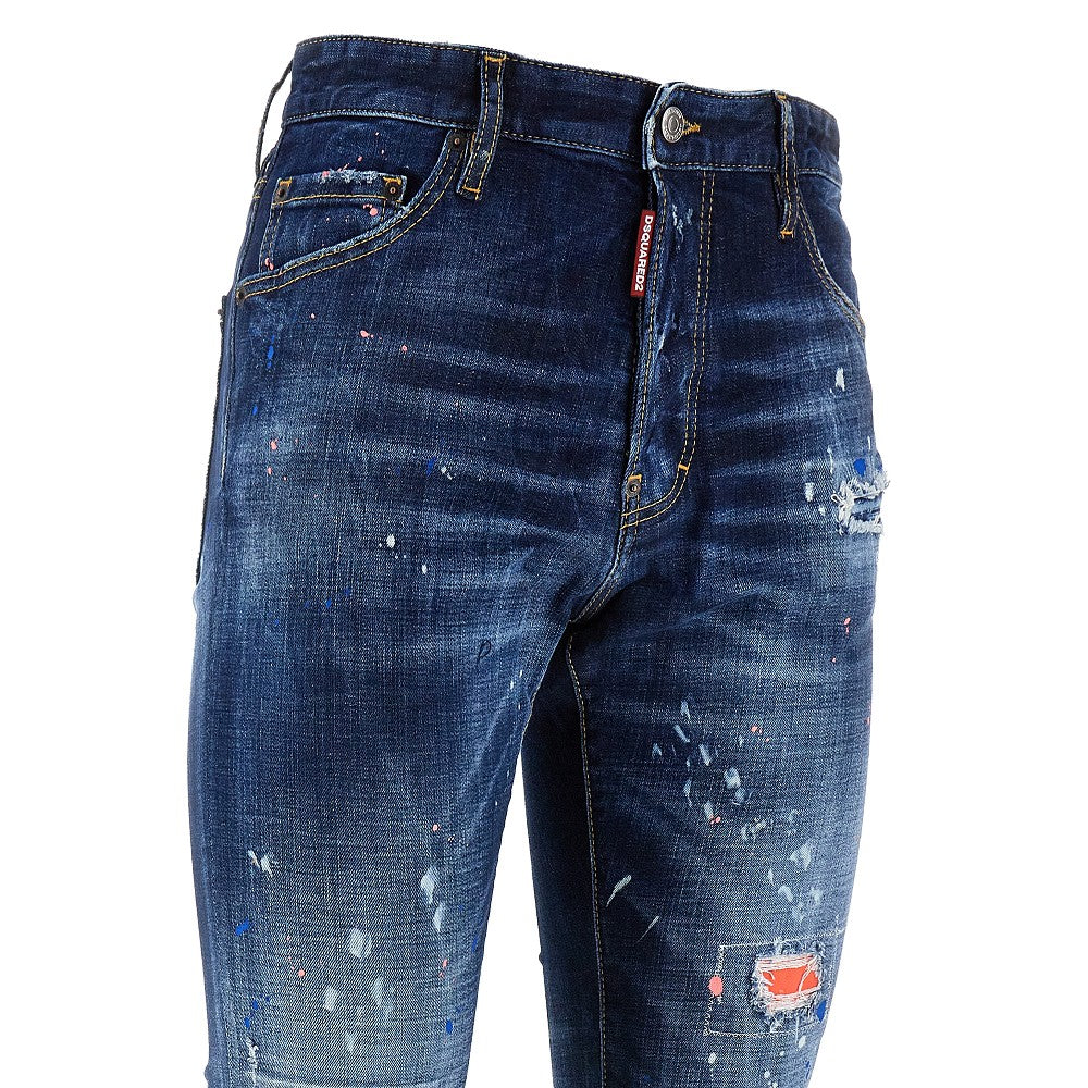 Jeans 'Cool Guy' Dark Neon Splash Wash