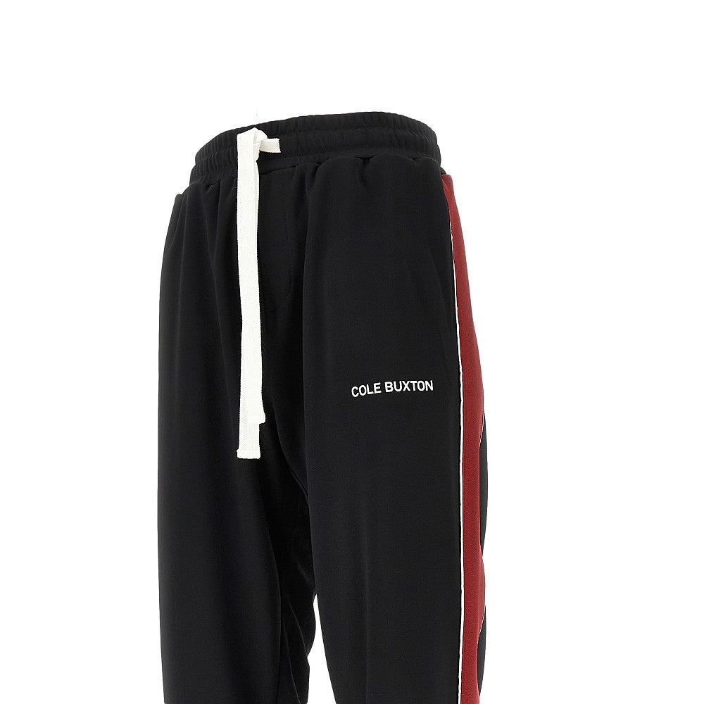 Track pants con banda a contrasto