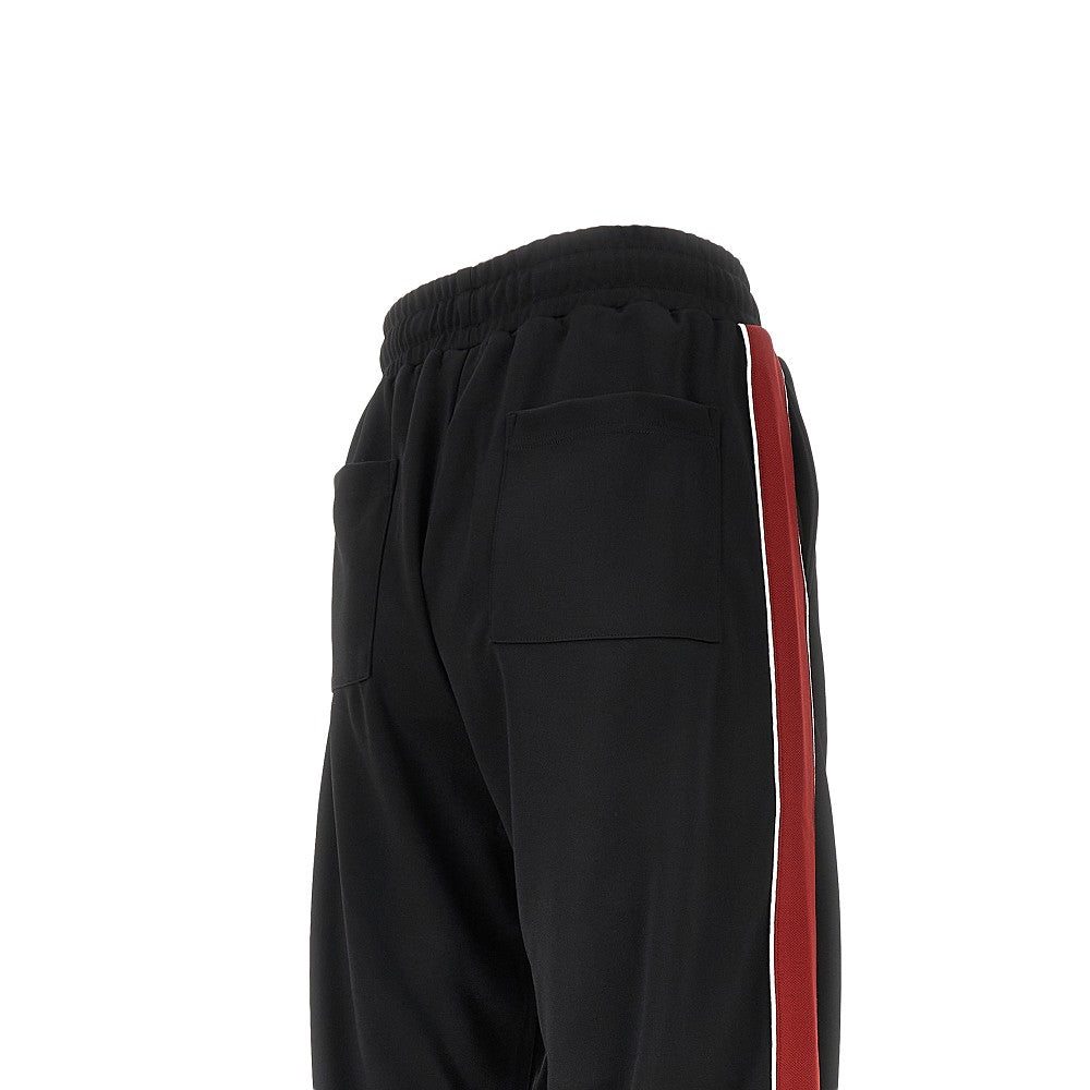 Track pants con banda a contrasto
