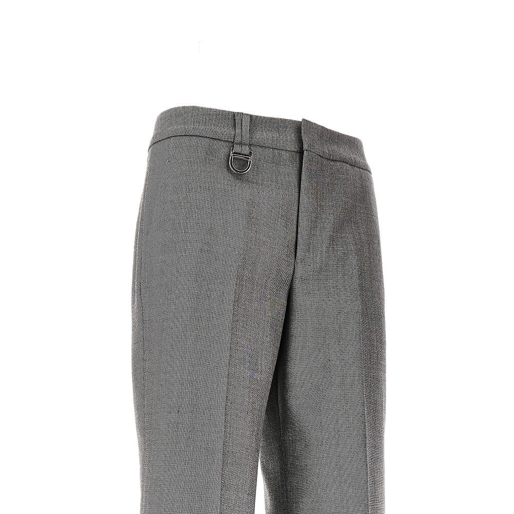 Pantalone 'Sabine' in grisaglia di lana