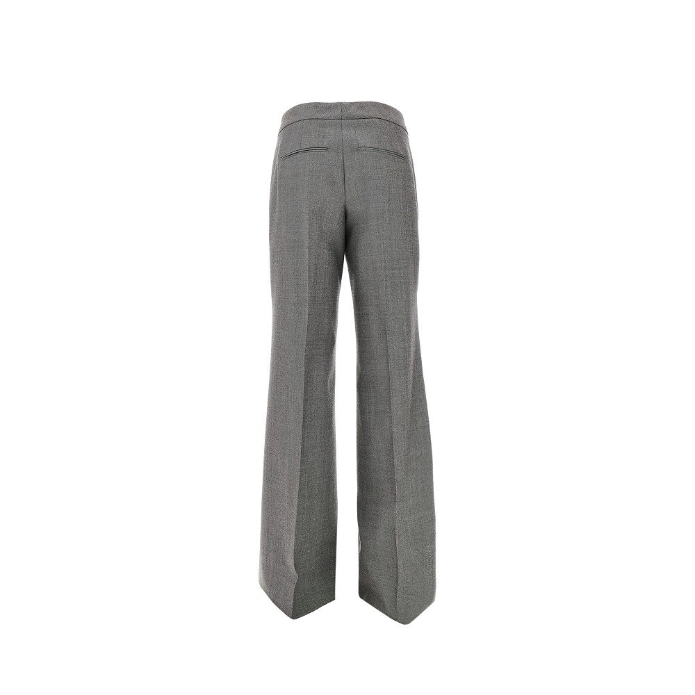 Pantalone 'Sabine' in grisaglia di lana