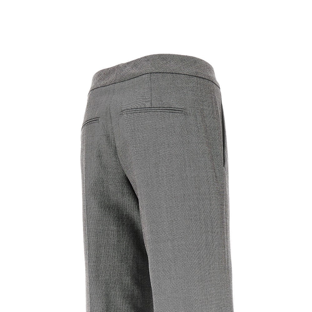 Pantalone 'Sabine' in grisaglia di lana