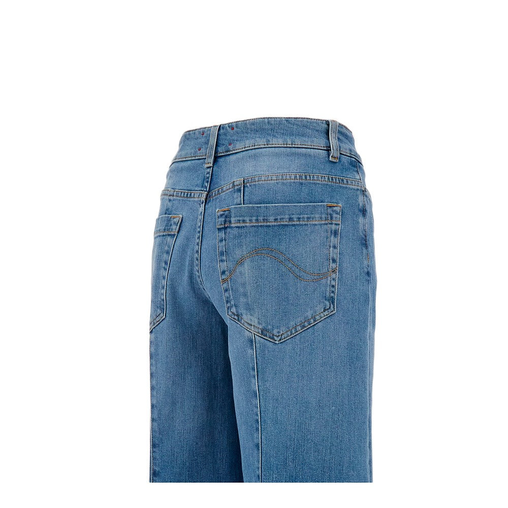 Pantalone 'Levant' in denim stretch