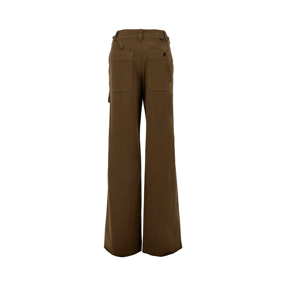 Pantalone 'Thunder' in gabardina stretch