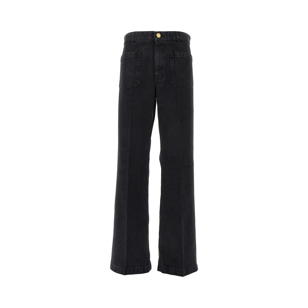 Cotton denim 'Curt' pants