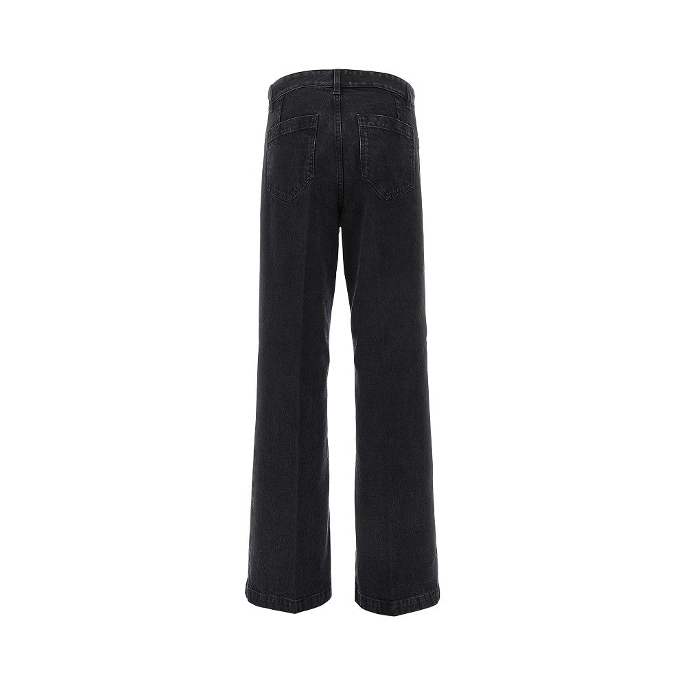 Cotton denim 'Curt' pants