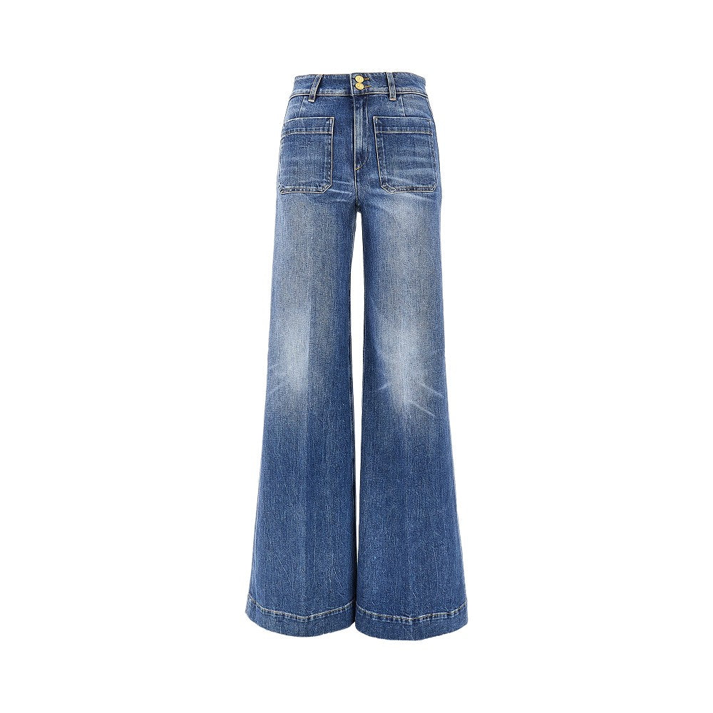 Pantalone 'Jane' in denim stretch
