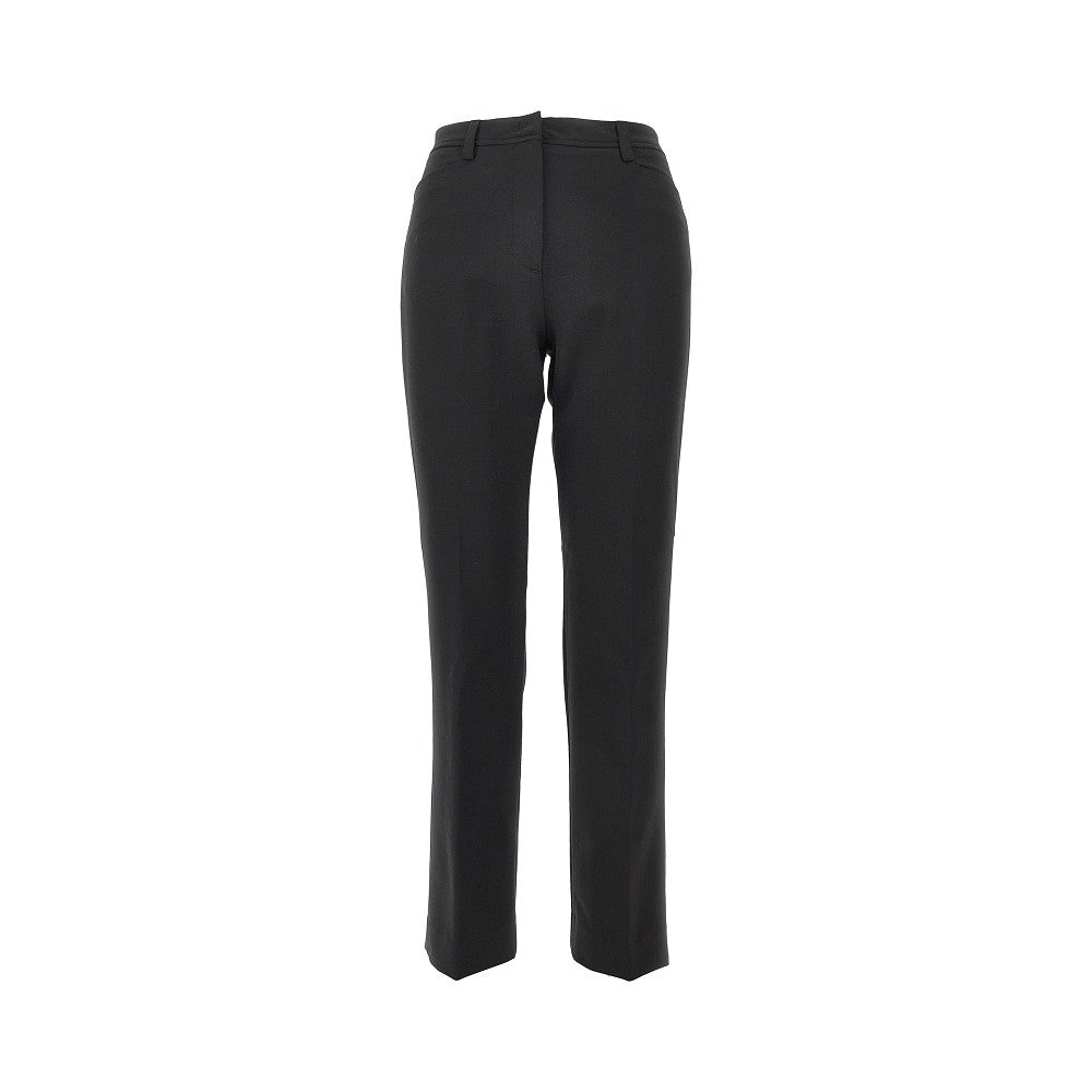 Pantalone a sigaretta in misto lana