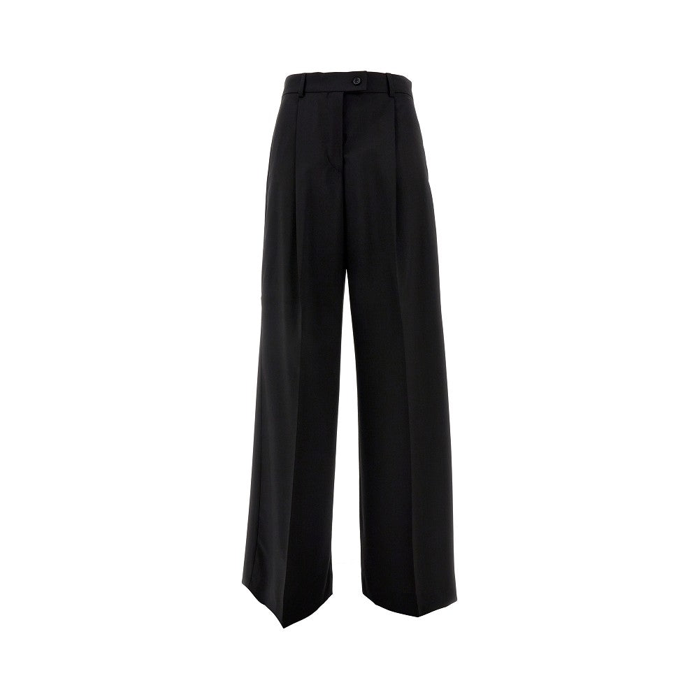 Pantalone oversize in lana