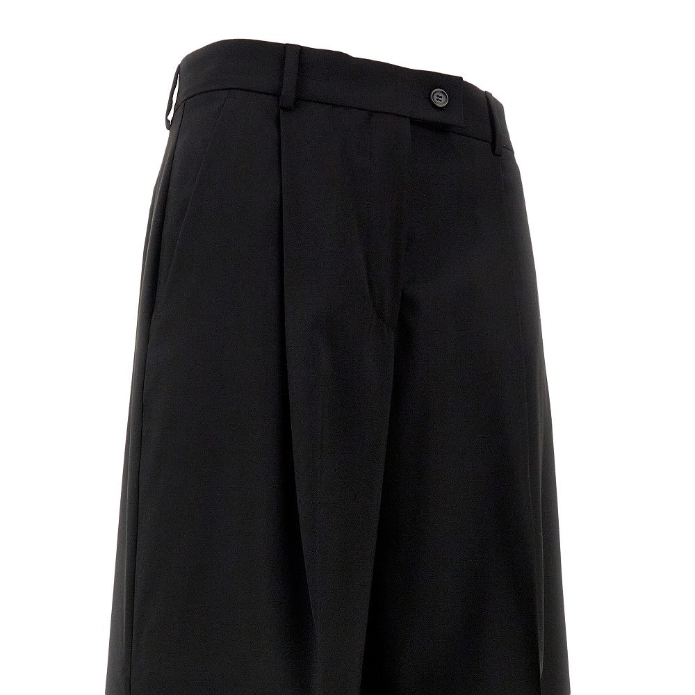 Pantalone oversize in lana