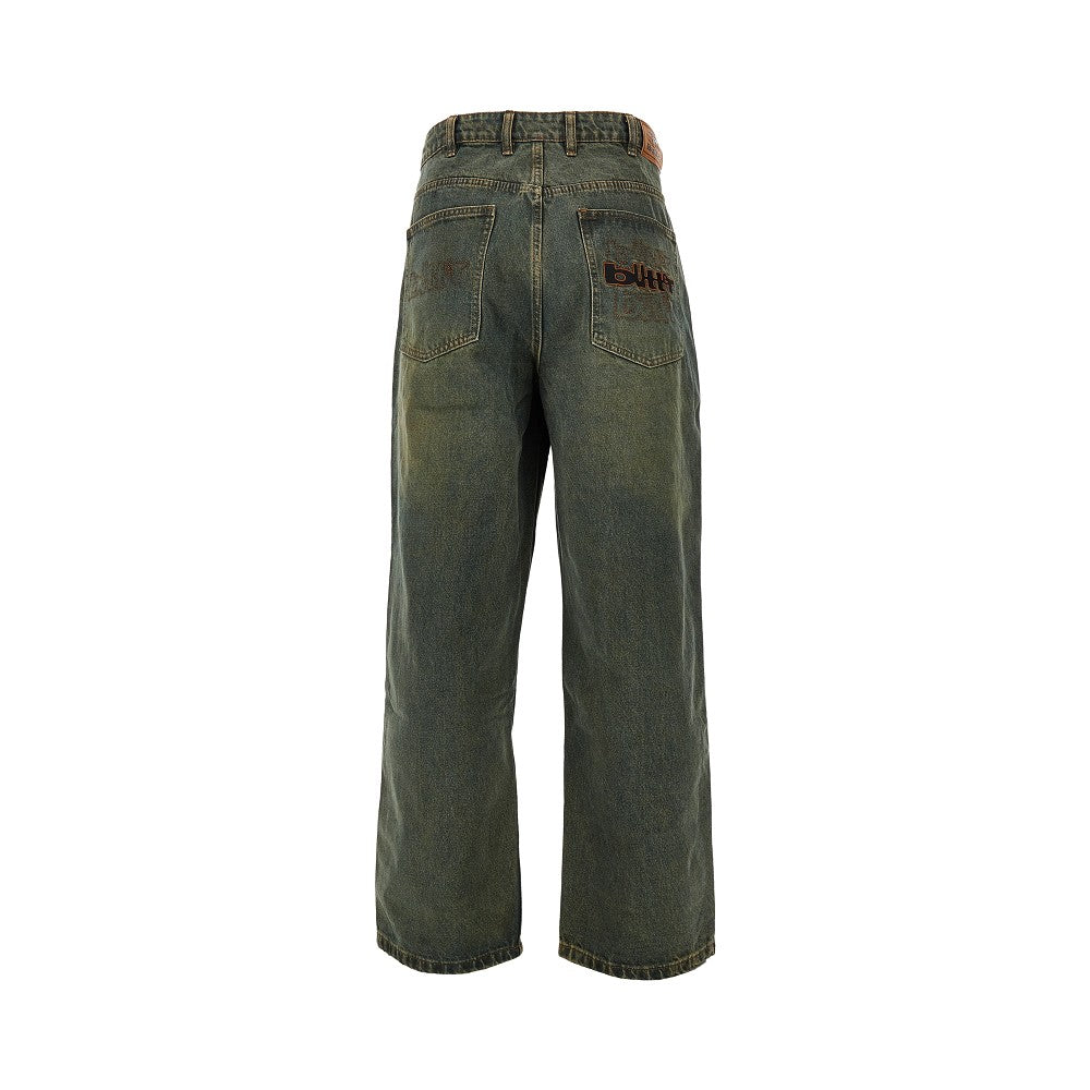 'Warped' Baggy Fit jeans