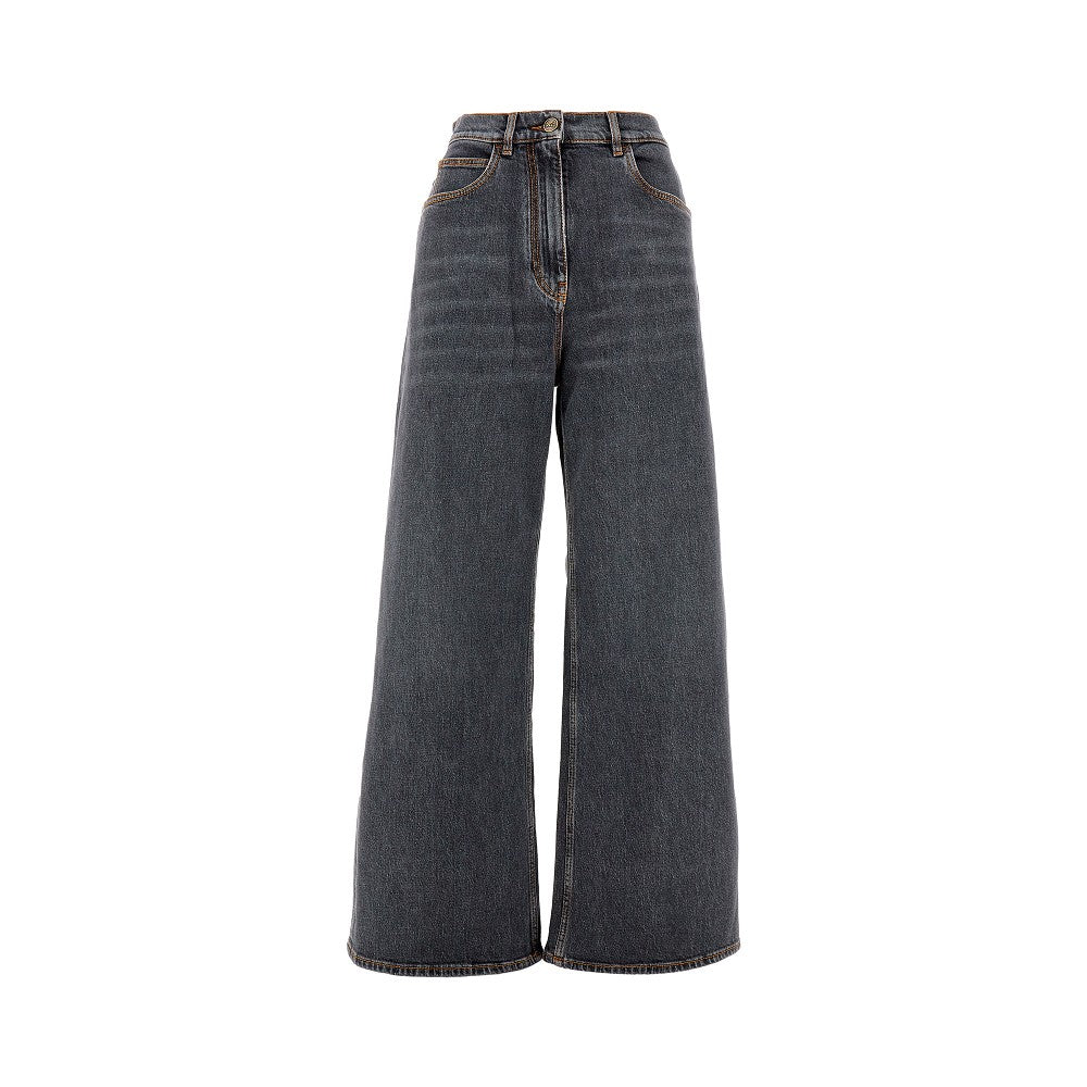 Jeans baggy in denim stretch