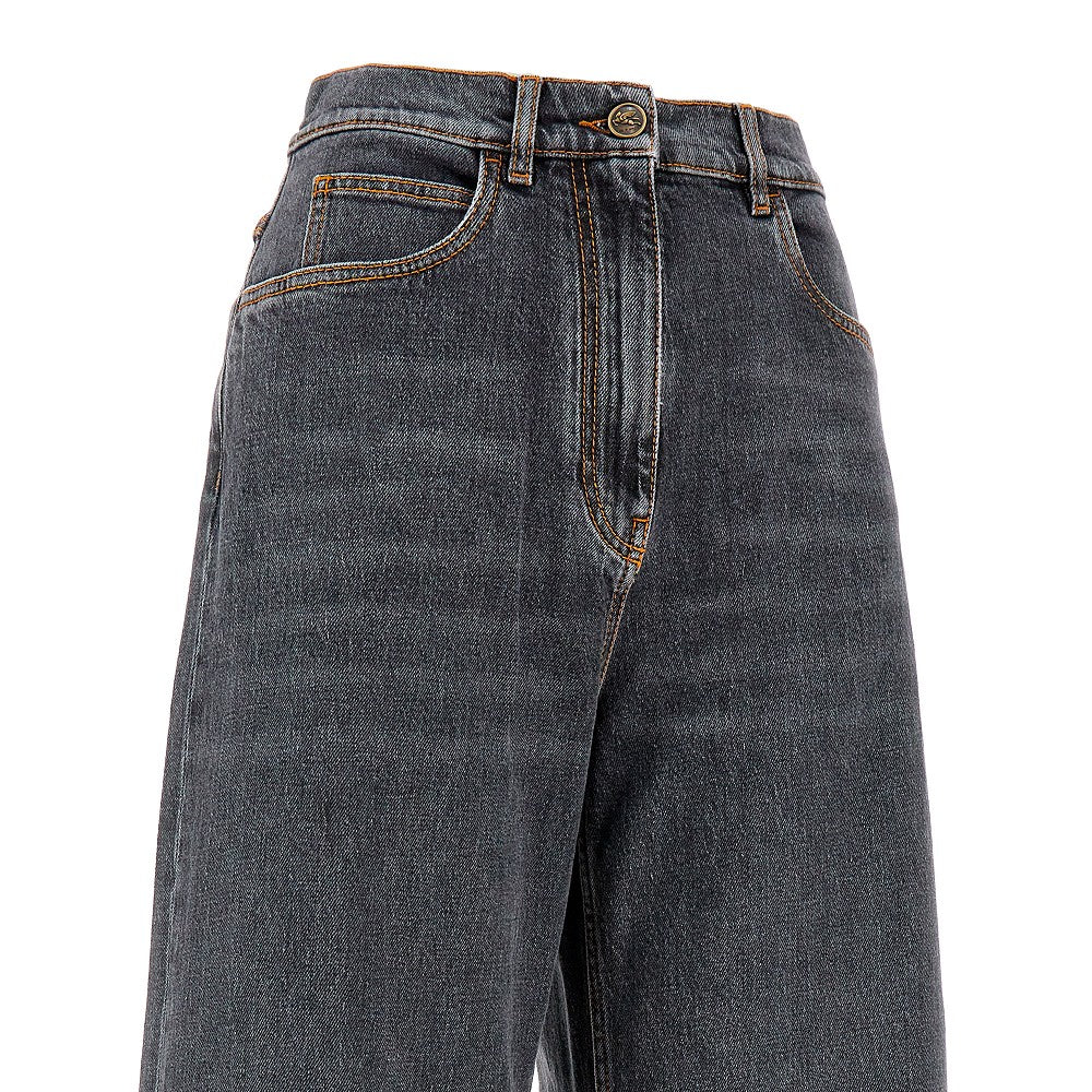 Jeans baggy in denim stretch