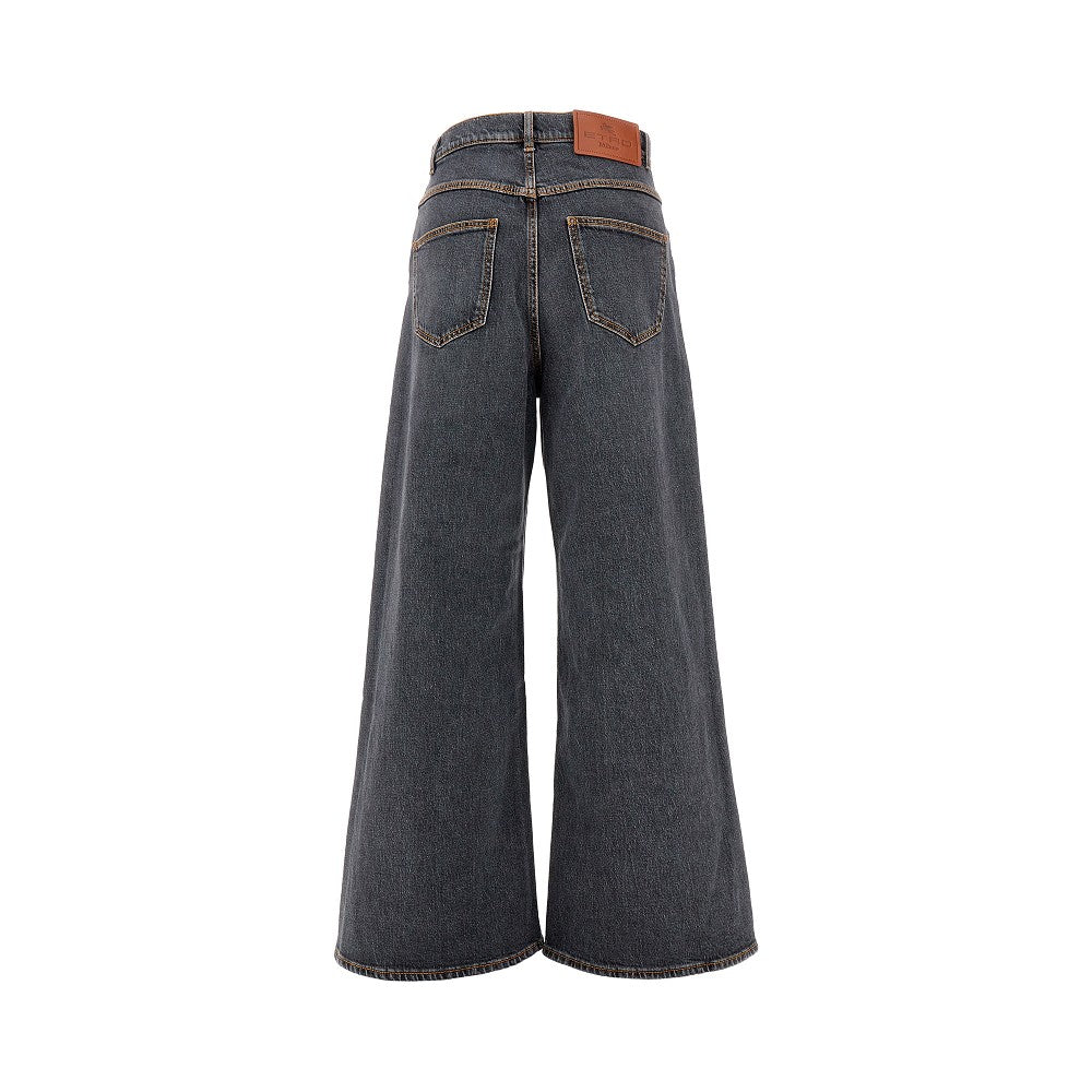 Jeans baggy in denim stretch