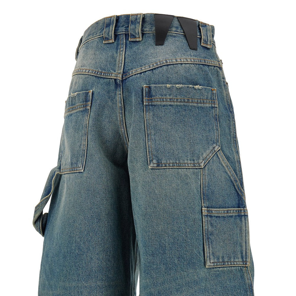 Audrey Barrel Leg Fit Carpenter Blue jeans