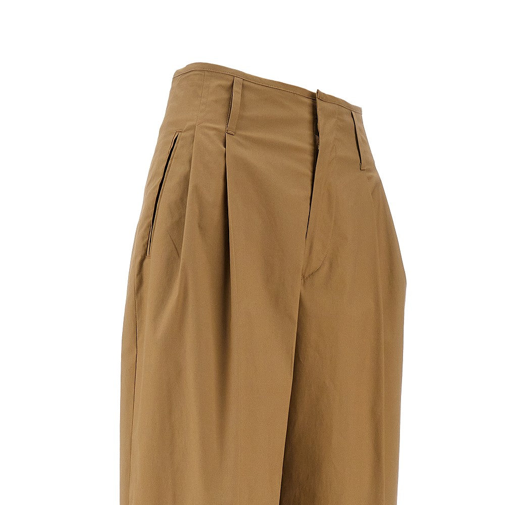 Pantalone in popeline con risvolto 'Diana'