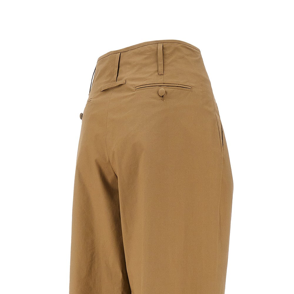 Pantalone in popeline con risvolto 'Diana'
