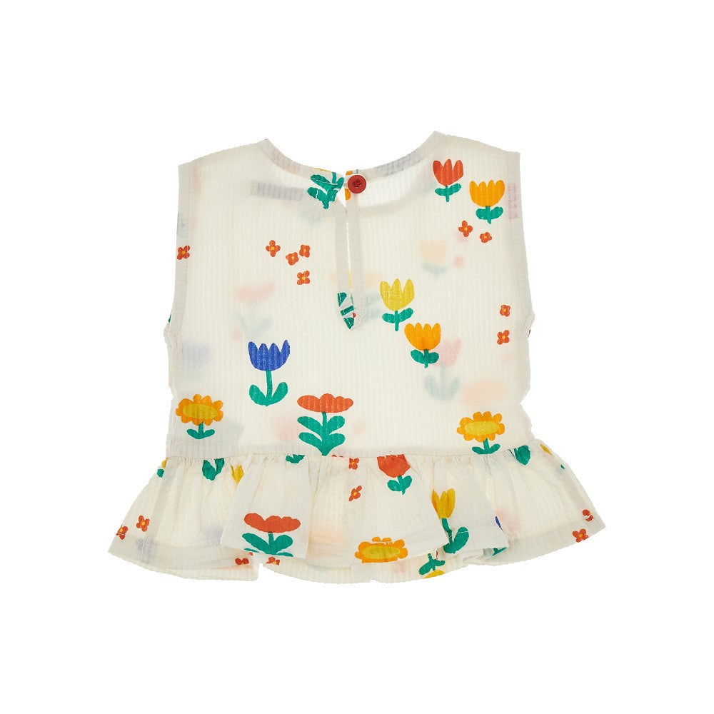 'Garden Party' seersucker blouse