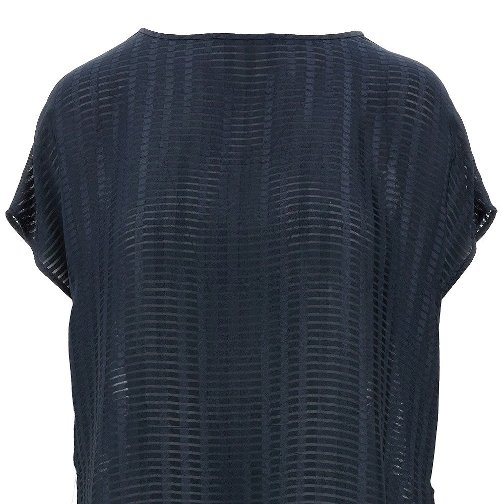 Top in georgette jacquard