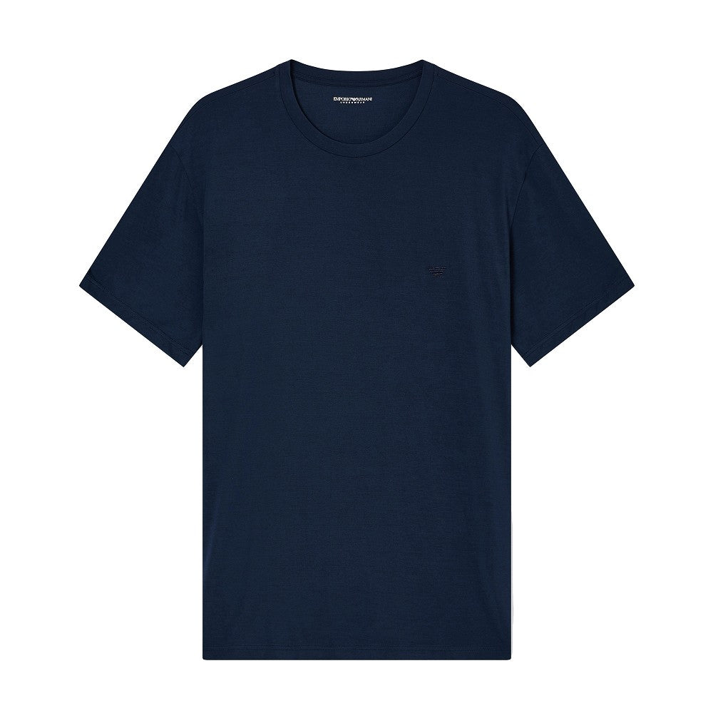 T-shirt girocollo in modal elasticizzato