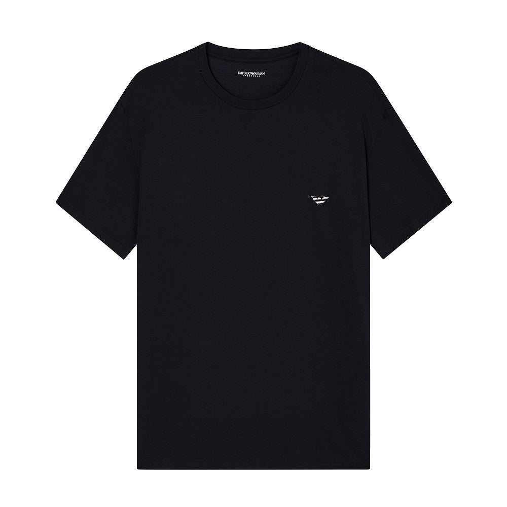 T-shirt girocollo in modal elasticizzato