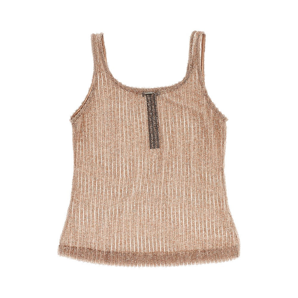 Canotta in fuzzy lurex