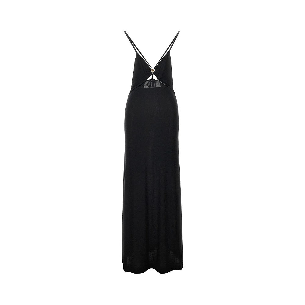 Lurex jersey long dress