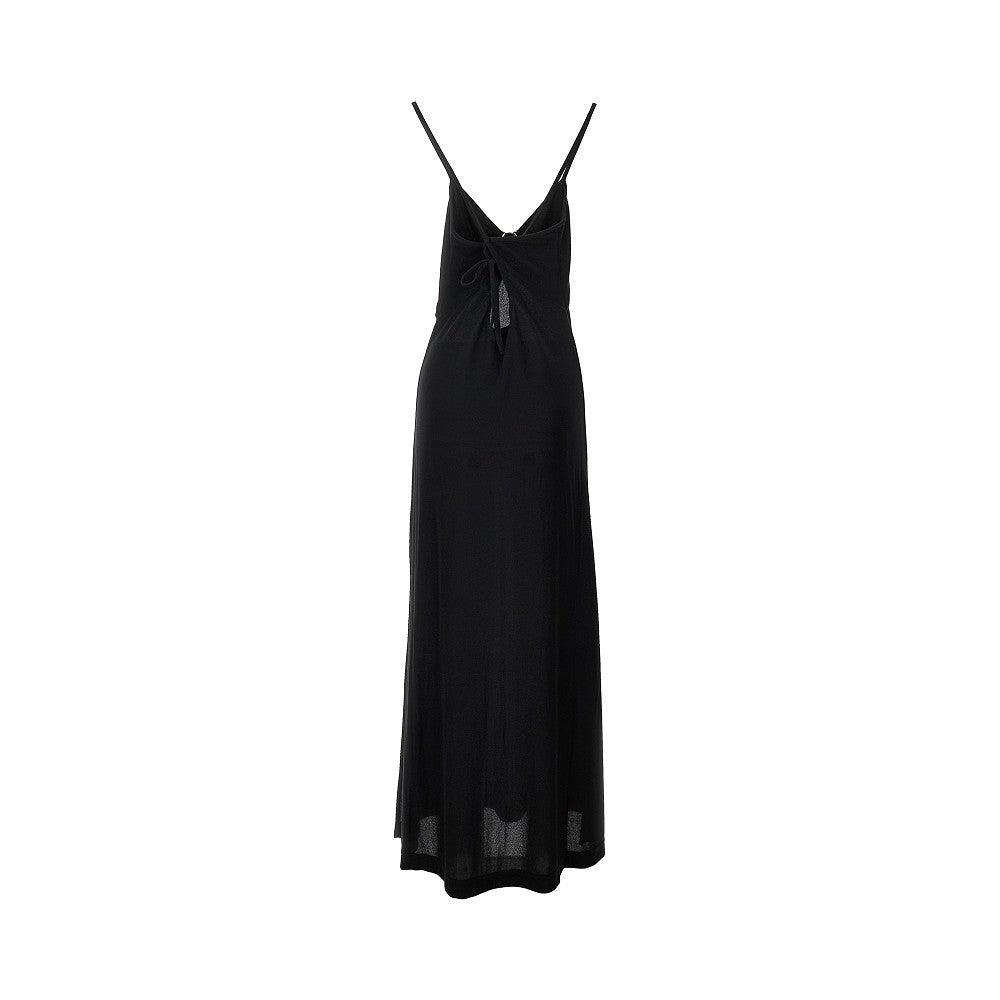 Lurex jersey long dress