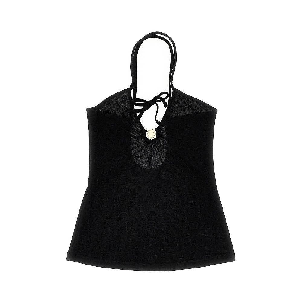 Lurex jersey top