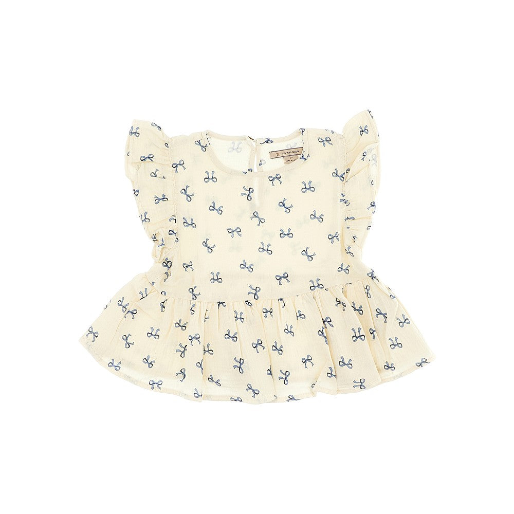 'Coco' cotton muslin top