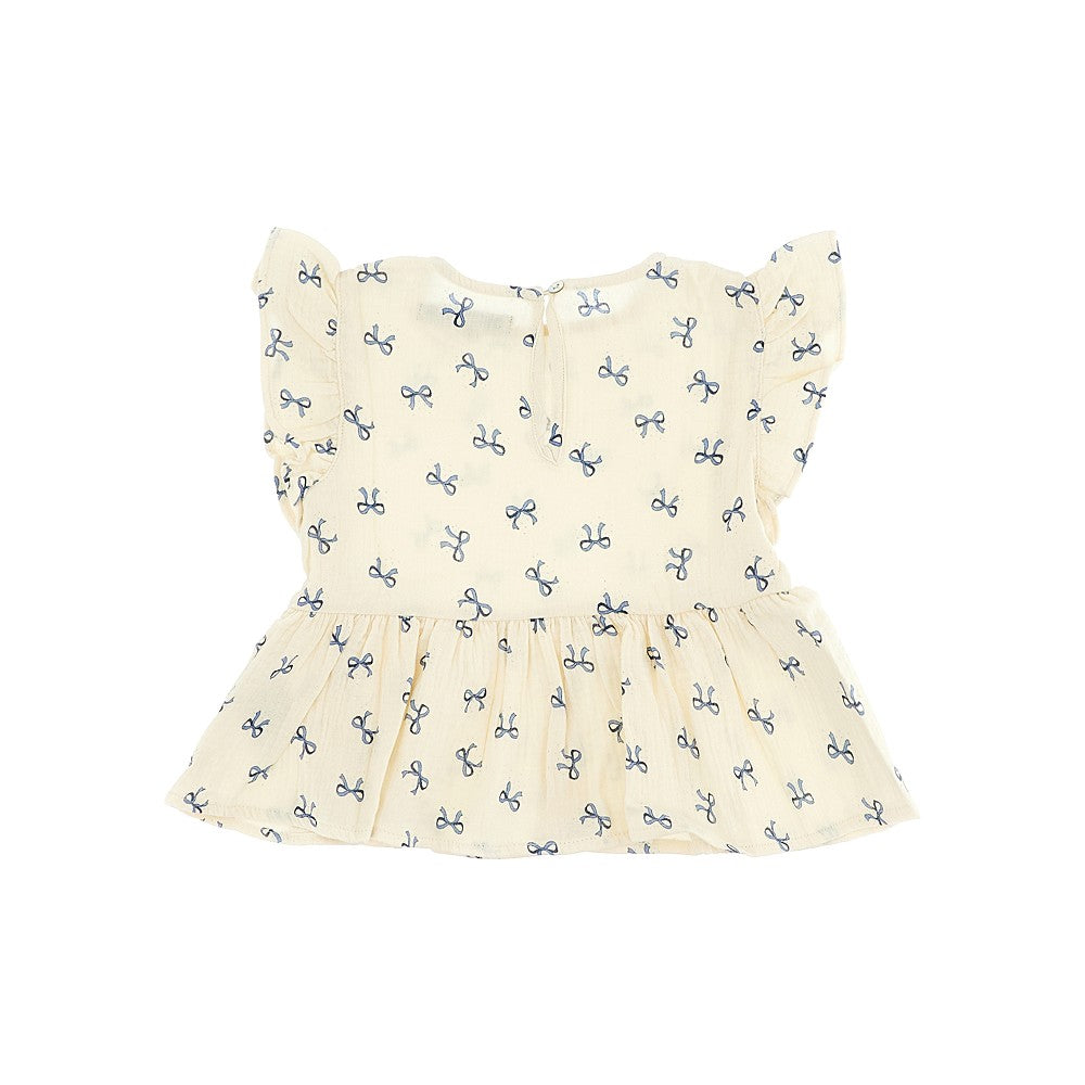'Coco' cotton muslin top