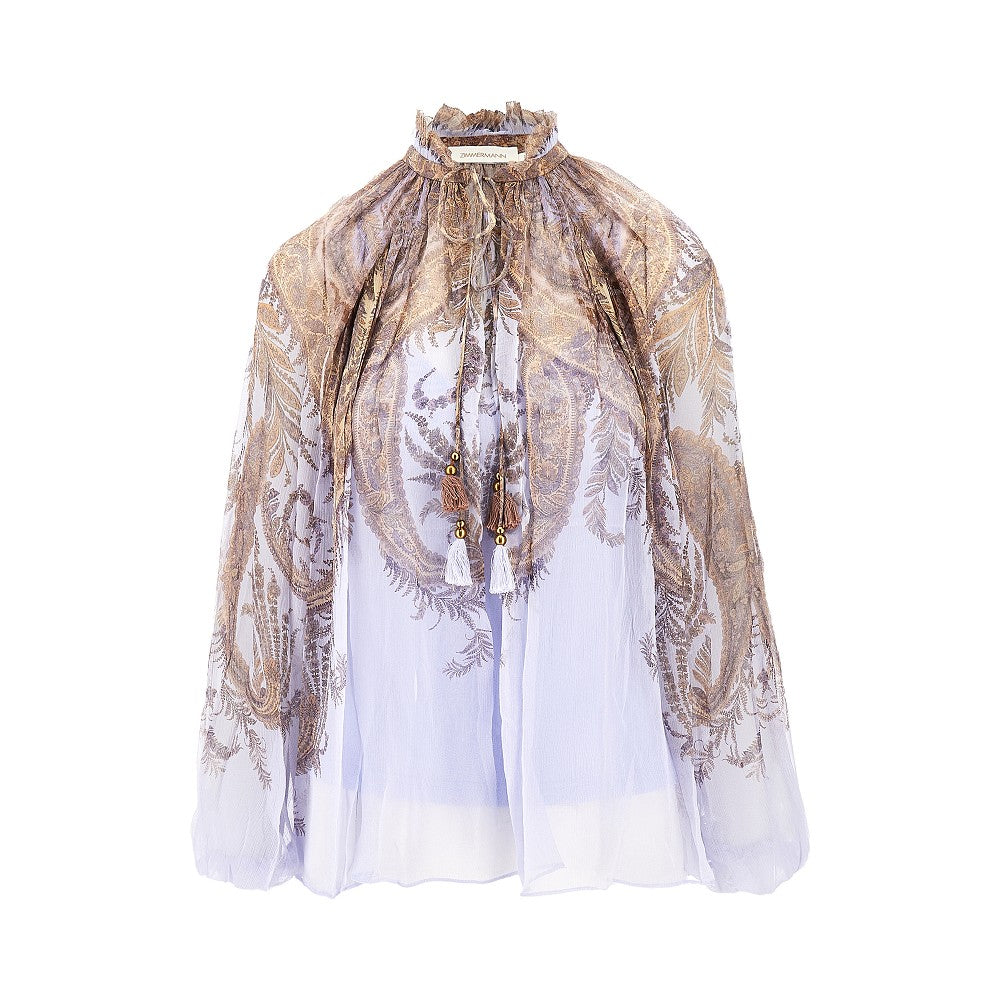 'Hypnotic' viscose shirt