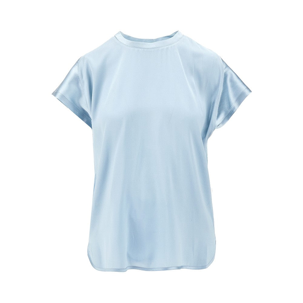 Blusa in seta stretch