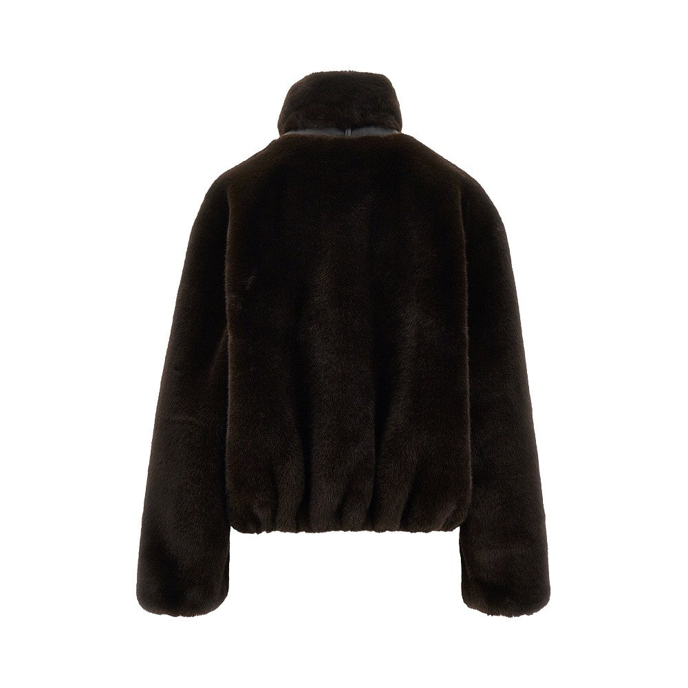 Blouson in pelliccia sintetica effetto visone