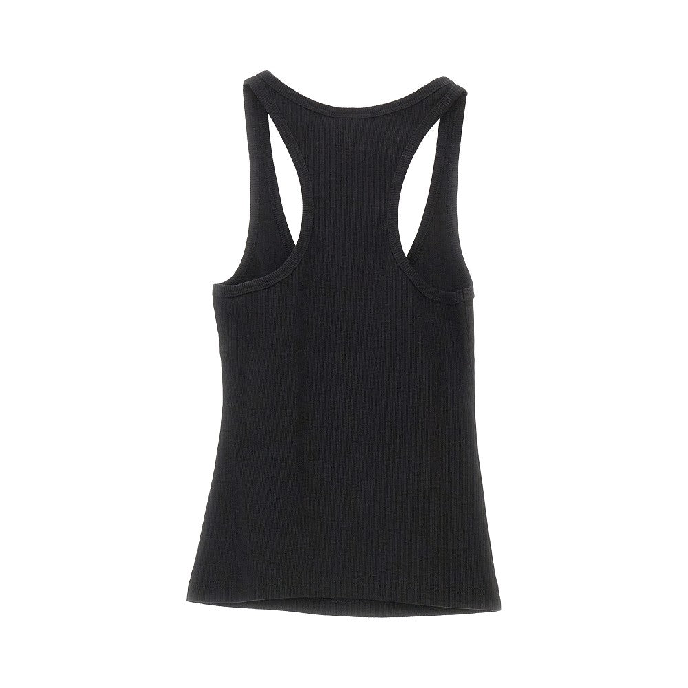 Oblique 90's ribbed tank top