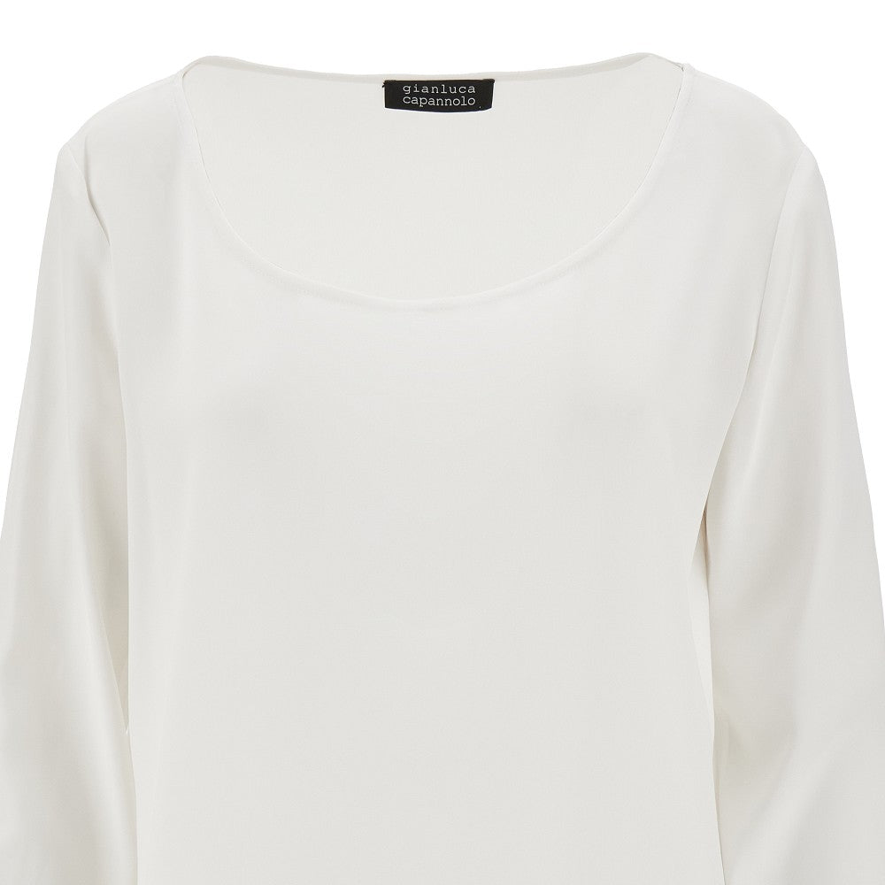 Round neckline cady top