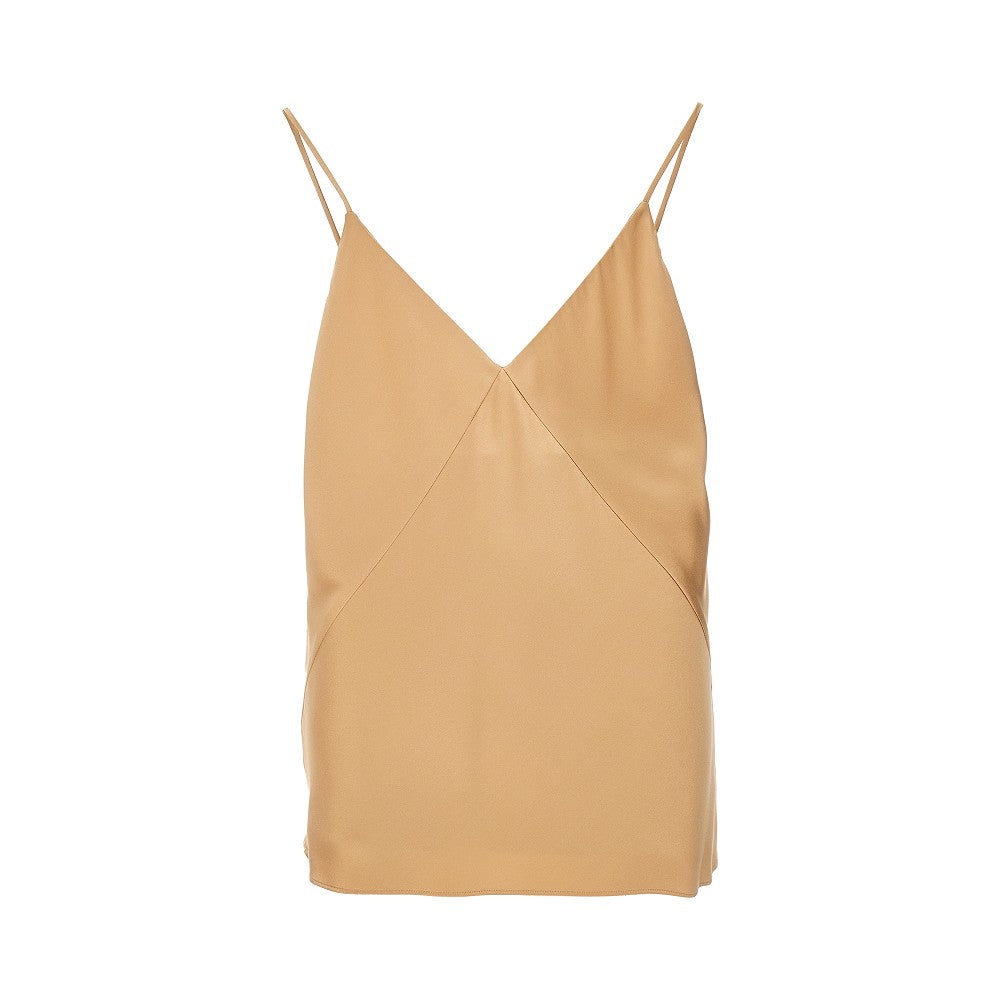 Silk satin top