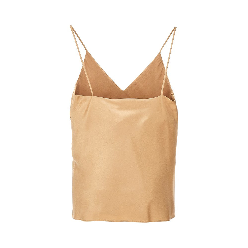 Silk satin top